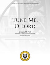 Tune Me, O Lord SATB choral sheet music cover